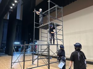 高所作業の様子
